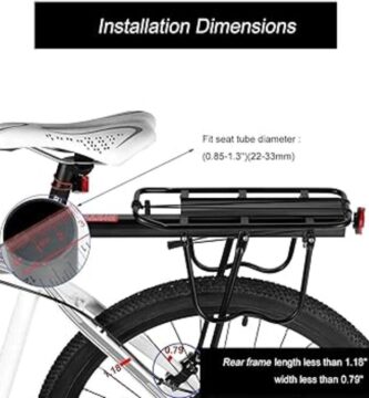 FOCHI - Portabultos Práctico para Ciclistas Modernos