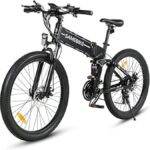 SAMEBIKE LO26-II-FT-BK: Bicicleta Eléctrica de Montaña con Potencia y Flexibilidad