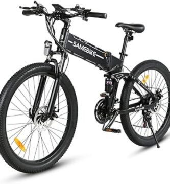 SAMEBIKE LO26-II-FT-BK: Bicicleta Eléctrica de Montaña con Potencia y Flexibilidad